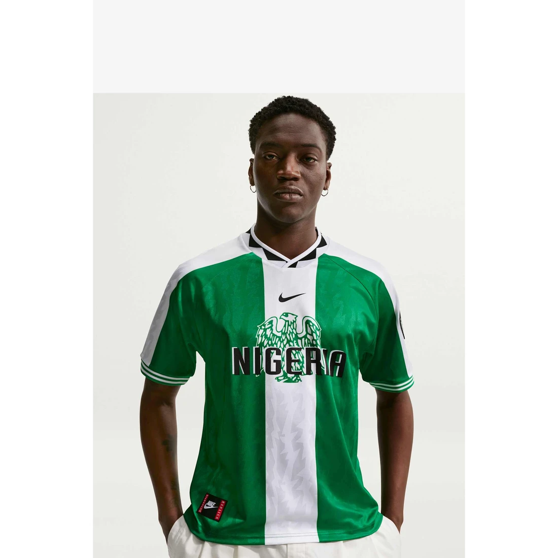 나이키 나이지리아 1996 레트로 남성 드라이 핏 축구 레플리카 저지 II6988-310