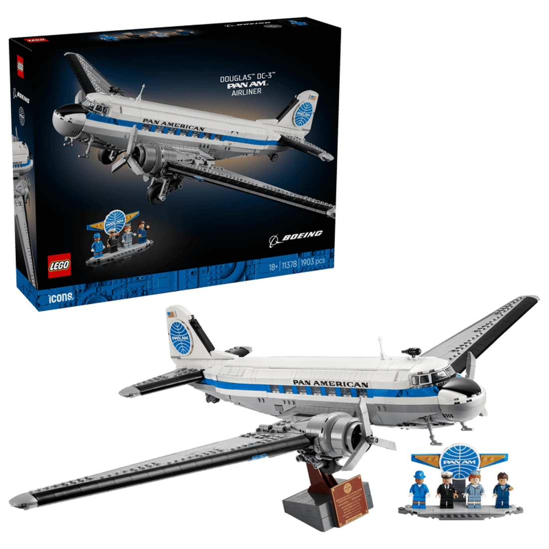 레고 Douglas™ DC-3™ PAN AM® 여객기 11378