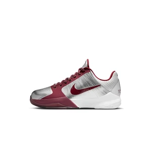 나이키 코비 5 프로트로 (Big Kids) 메탈릭 실버 팀 레드