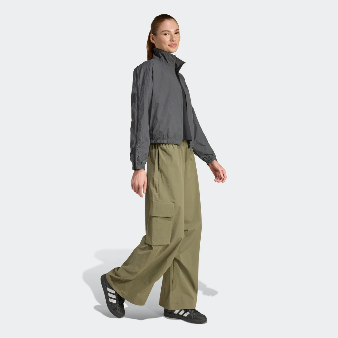 아디다스 시티 테크 우븐 지퍼 트랙 탑 KA1881