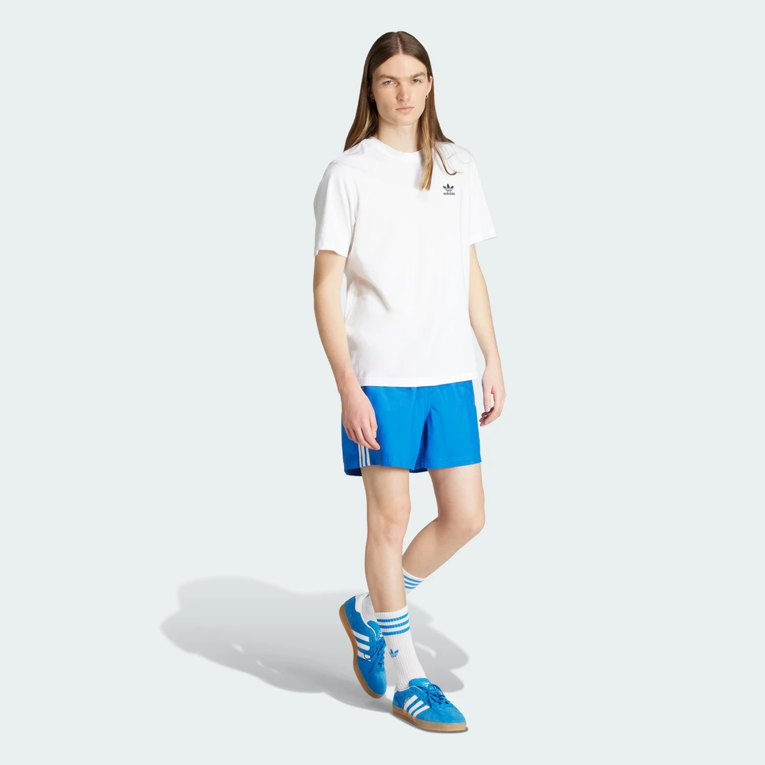 아디다스 아디컬러 3-스트라이프 5인치 스윔 쇼츠 JX2685