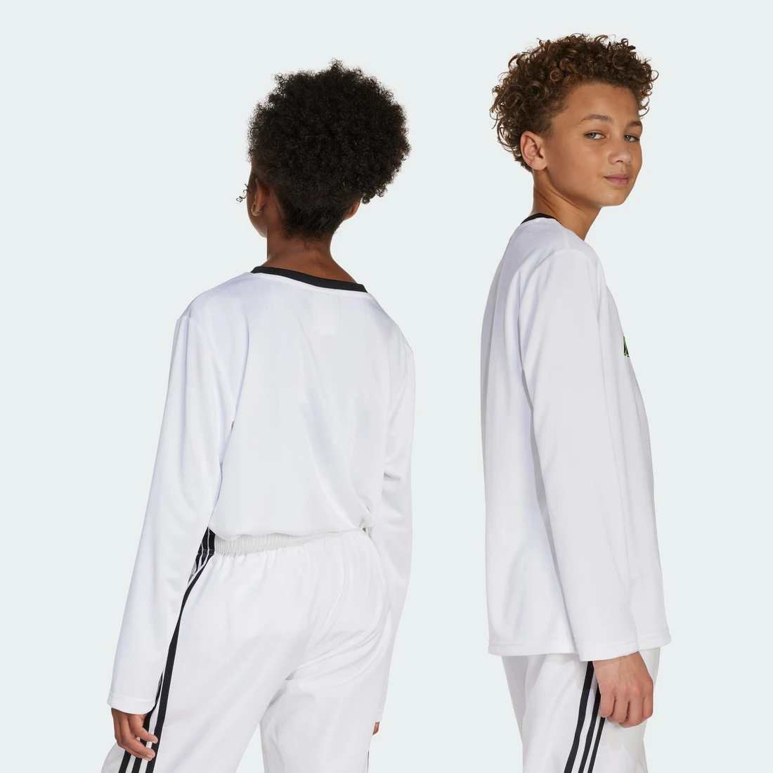 아디다스 키즈 롱 슬리브 티셔츠 JV8662