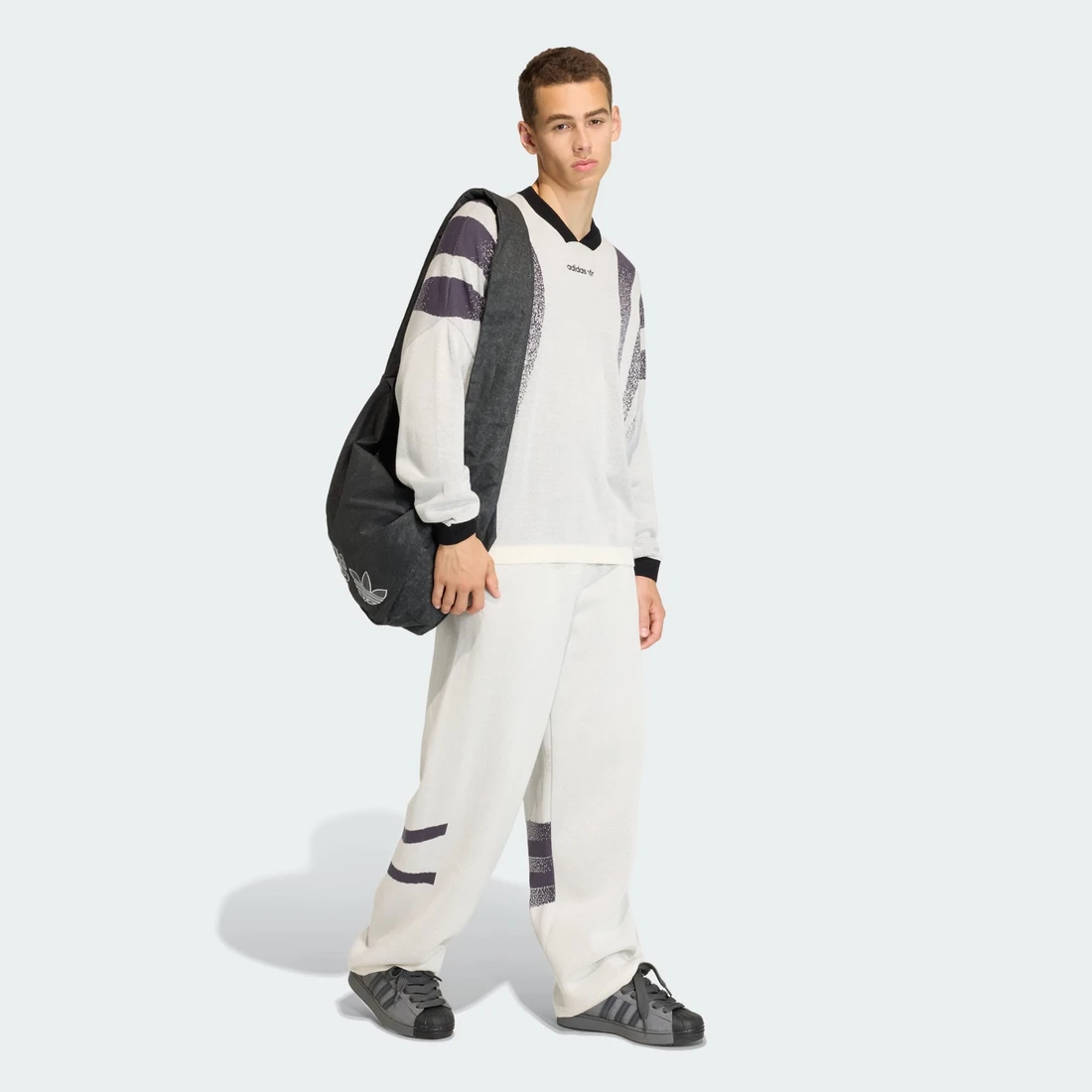 아디다스 산티아고 루즈 풀리 패션 니트 저지 KC9063