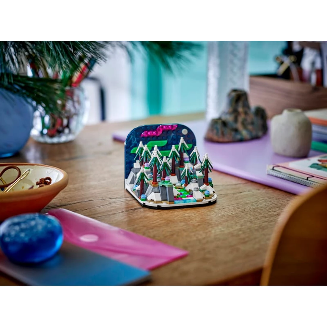 레고 북극광 디오라마 40785