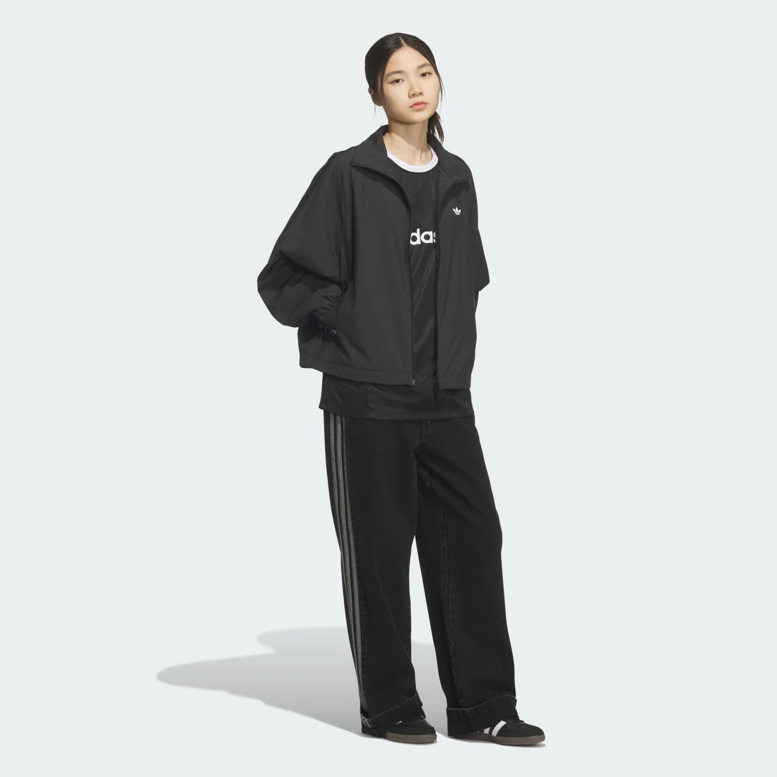 아디다스 3-스트라이프 ZIP 트랙 탑 HZ0849