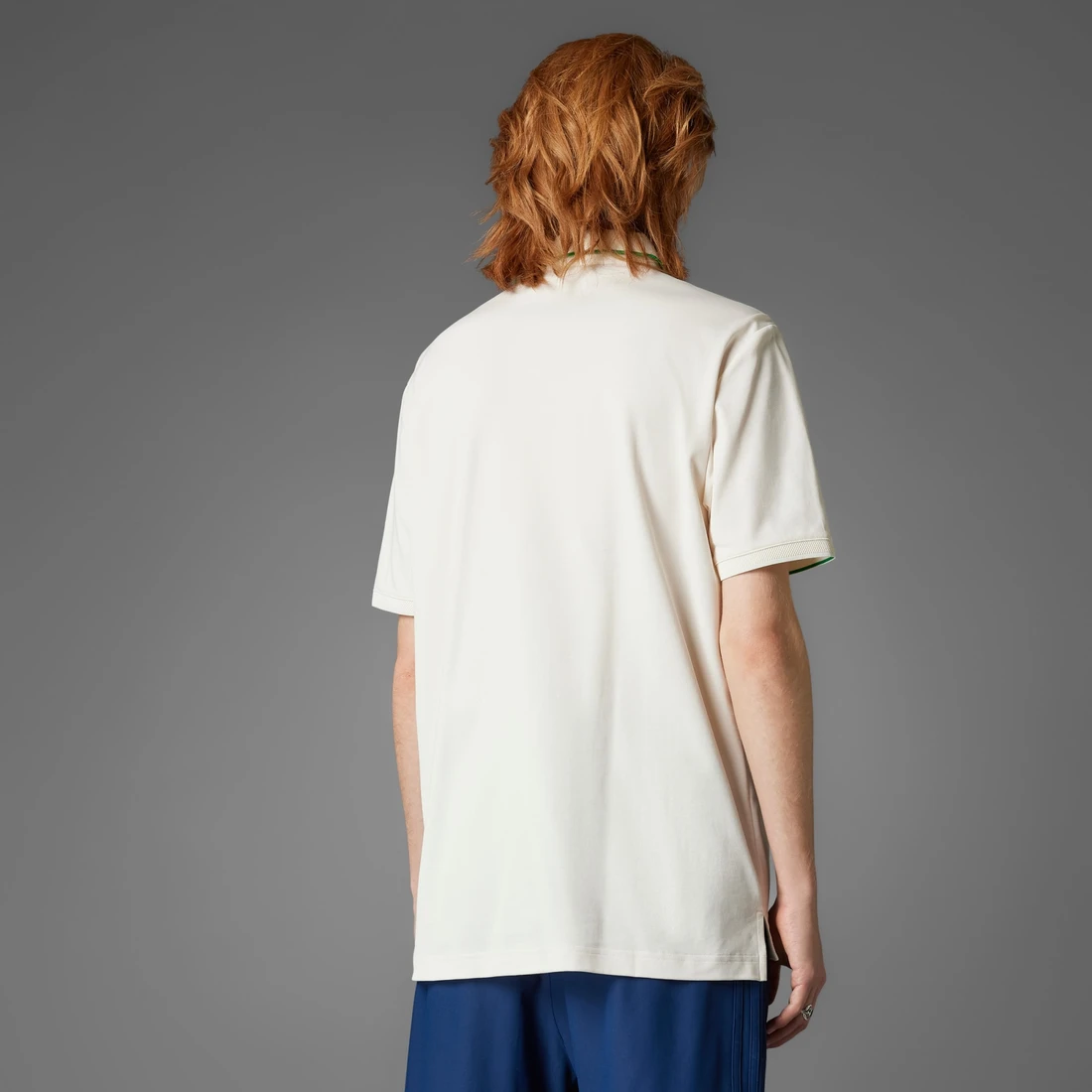 아디다스 오리지널스 트위스트니트 트레포일 폴로 셔츠 JH3861