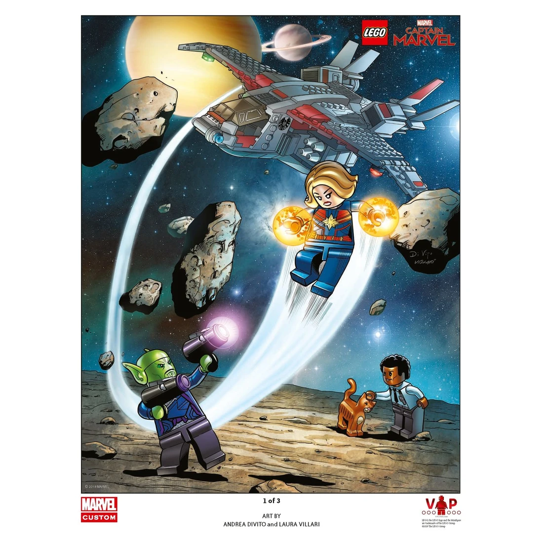 레고 레고® 캡틴 마블 아트 프린트 1/3 5005877