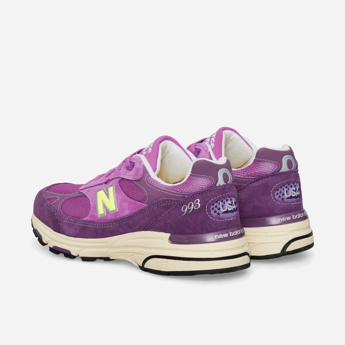 뉴발란스 Made in USA 993 Sneakers Passion Fruit / Dusted Grape / Afterglow U9934JA