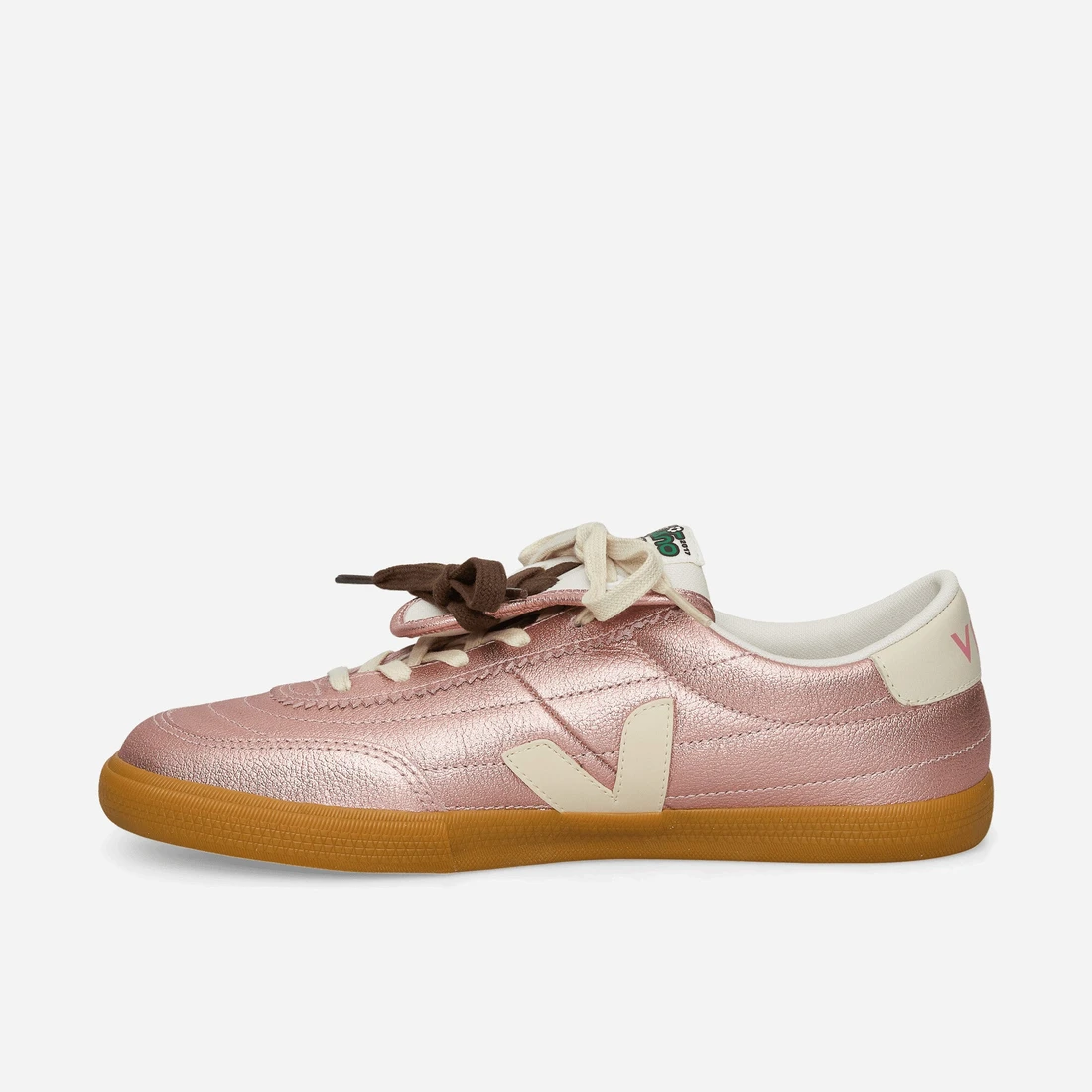 말리아노 Veja Panenka Leather Sneakers Pink Nacre MG0221675NCR