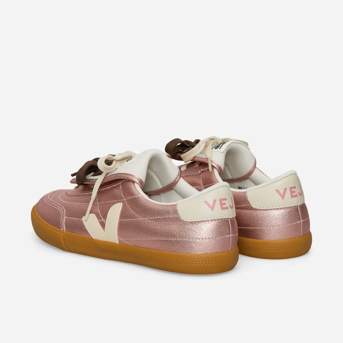말리아노 Veja Panenka Leather Sneakers Pink Nacre MG0221675NCR