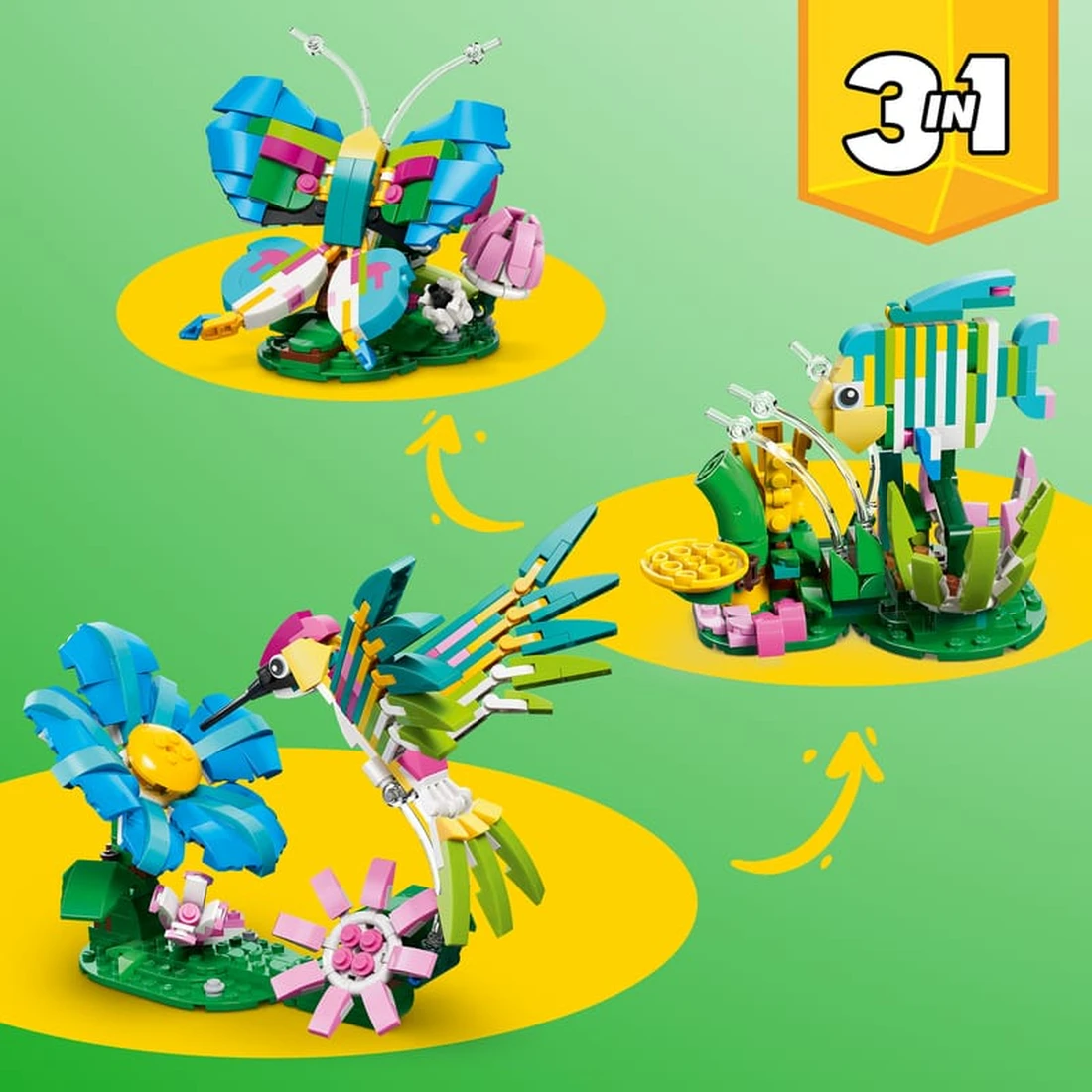 레고 세계의 동물 탐험: 벌새 31384