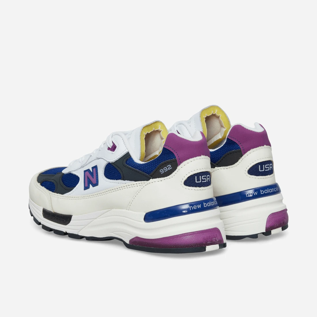 뉴발란스 992 메이드 인 USA 화이트 팀 로얄 U99278L