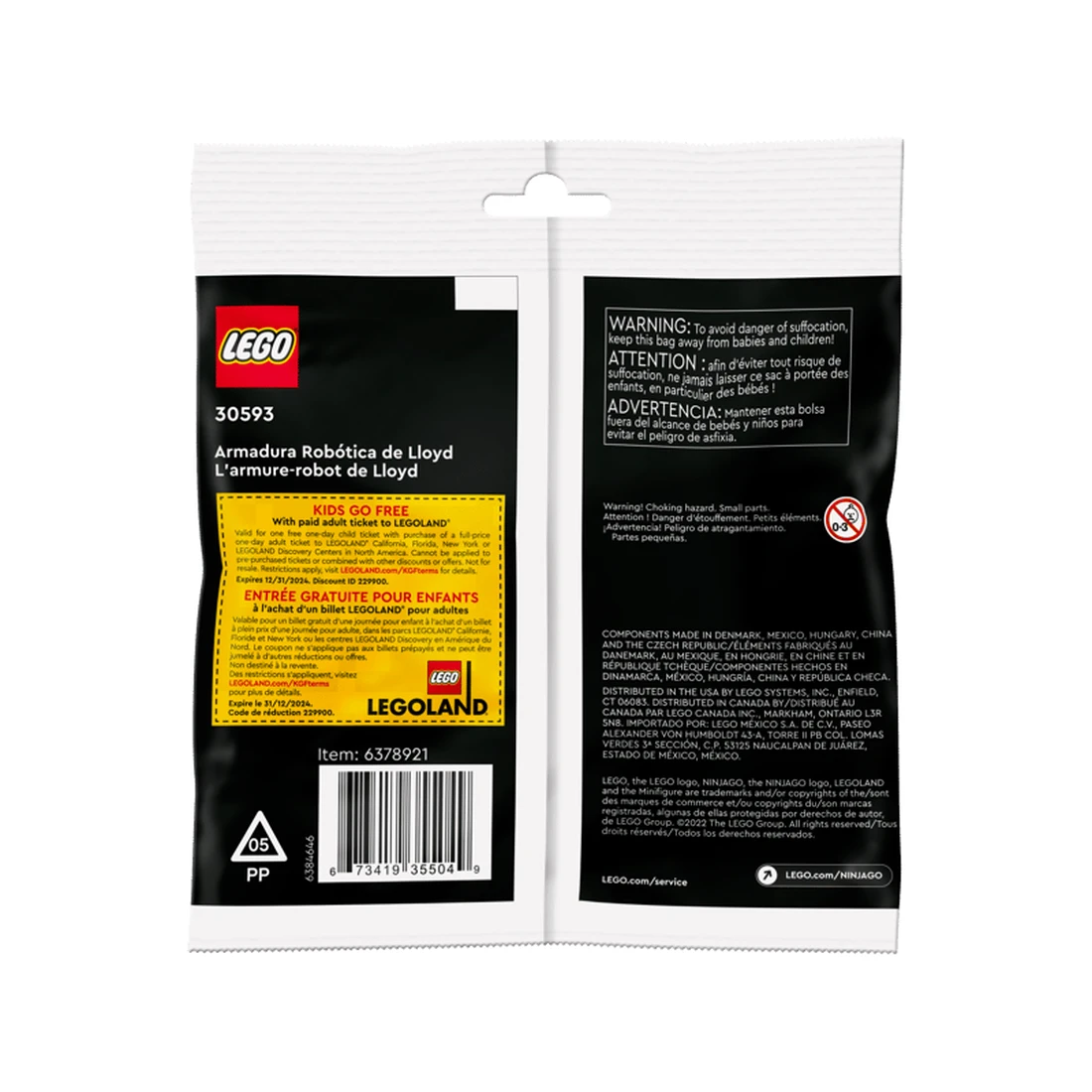 레고 로이드 수트 로봇 30593