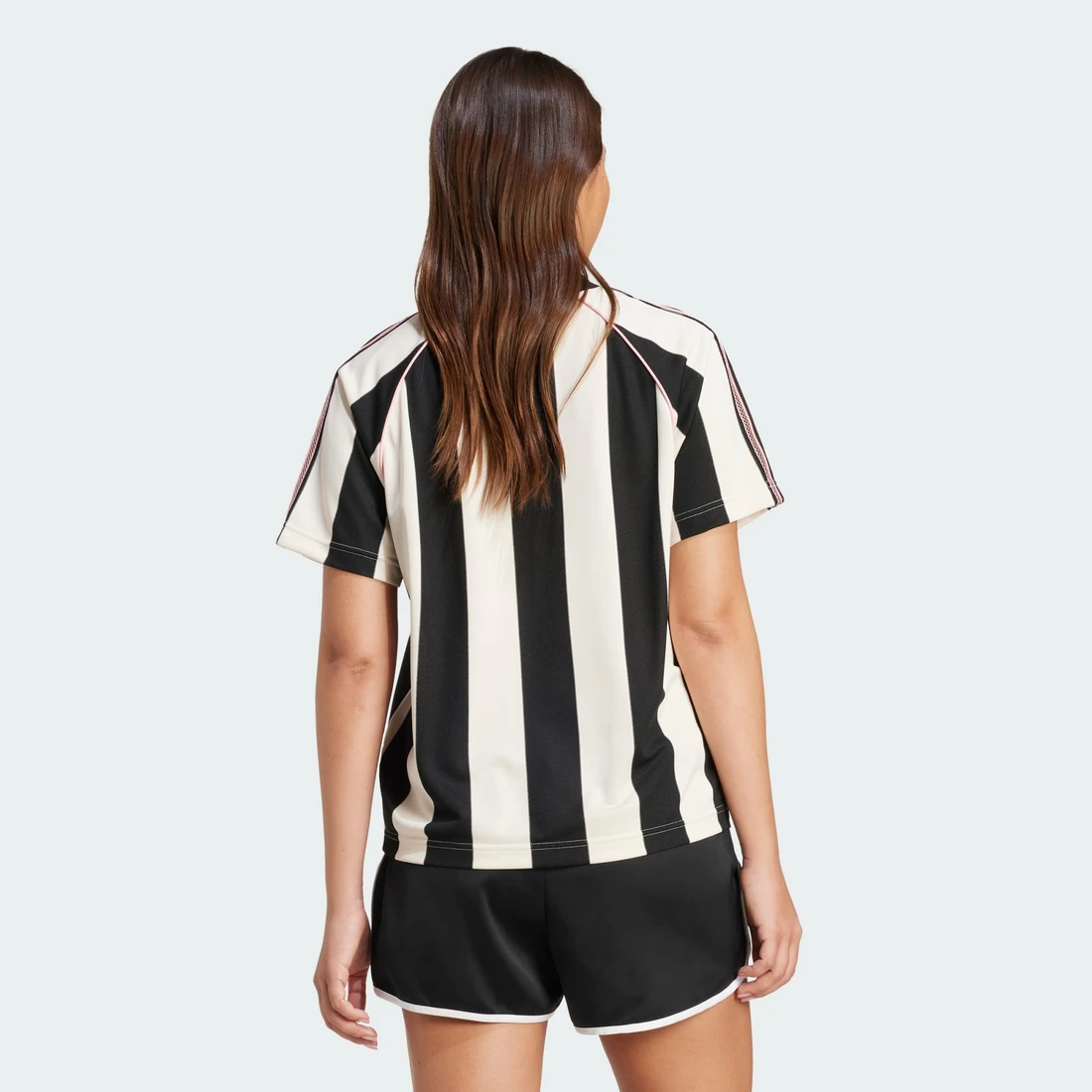 아디다스 오리지널스 썸머 글로우 저지 원더 화이트 블랙 - KR 사이즈 우먼스 KC0672