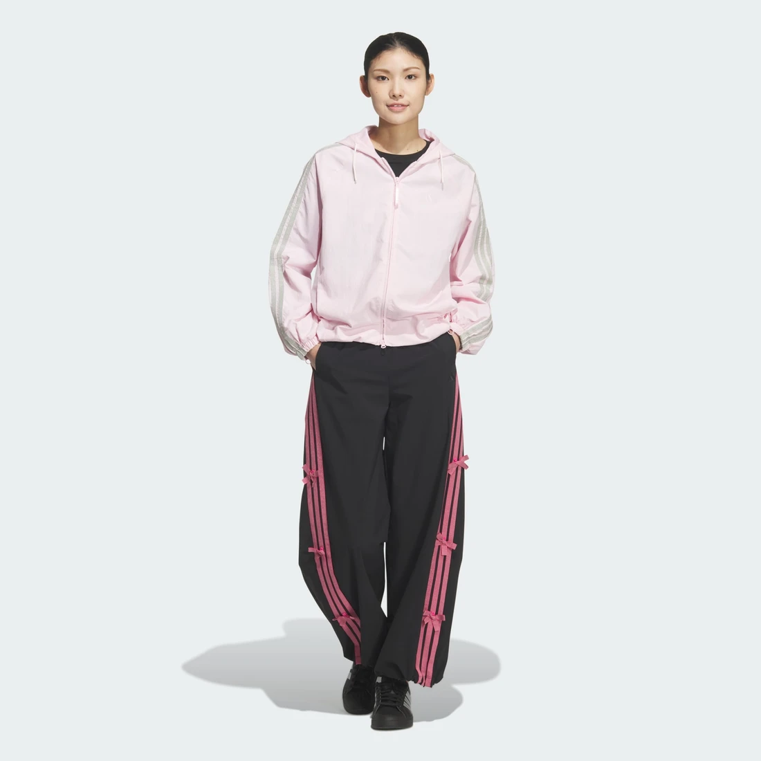 아디다스 댄스 우븐 롱 렝스 재킷 KR7603