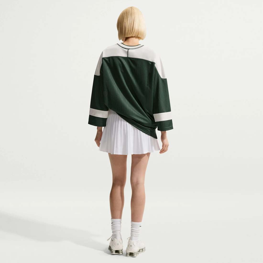 나이키 NSW 오버사이즈 저지 튜닉 퍼 초크 - 아시아 우먼스 IF0320-323