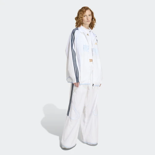 아디다스 팀가이스트 2.0 트랙탑 화이트 - KR 사이즈 우먼스