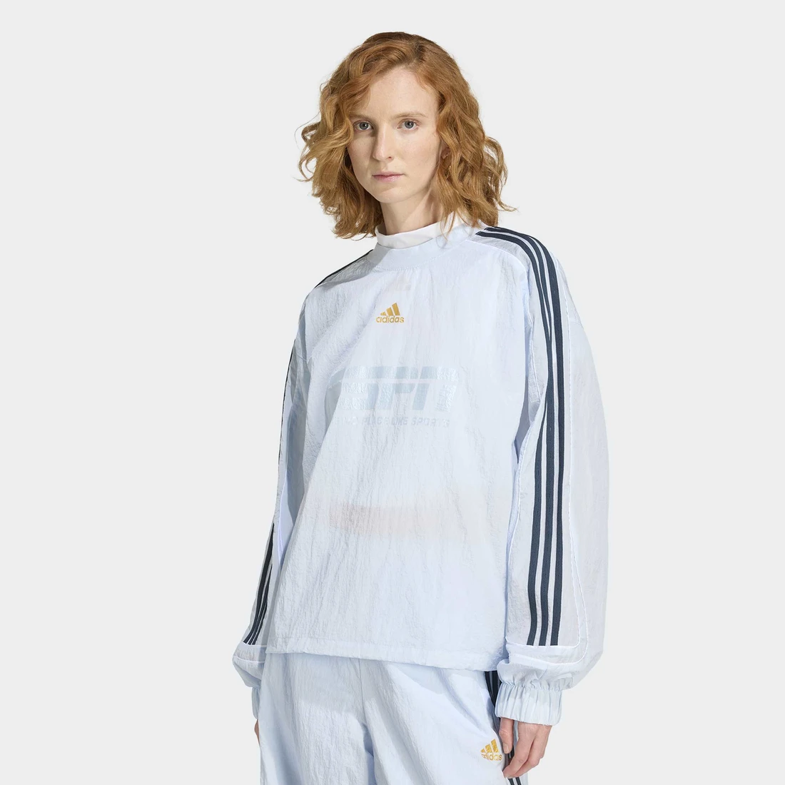 아디다스 팀가이스트 2.0 스웨트셔츠 크리스탈 스카이 - US 사이즈 우먼스 KC6402