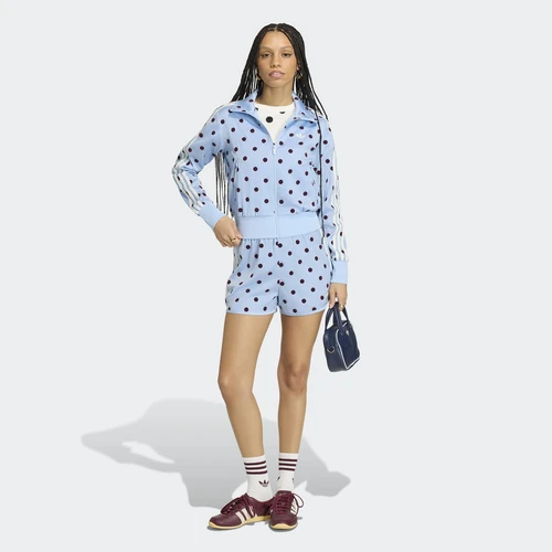 아디다스 오리지널스 폴카 닷 스프린터 쇼츠 클리어 스카이 - KR 사이즈 우먼스