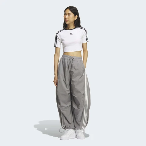 아디다스 파라슈트 팬츠 차콜 솔리드 그레이 - KR 사이즈 우먼스