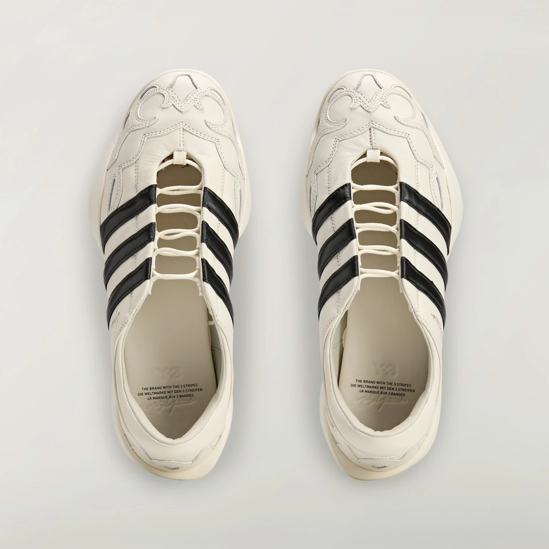 Y-3 레귤러 메리 제인 오프 화이트 오프 화이트 KJ9083