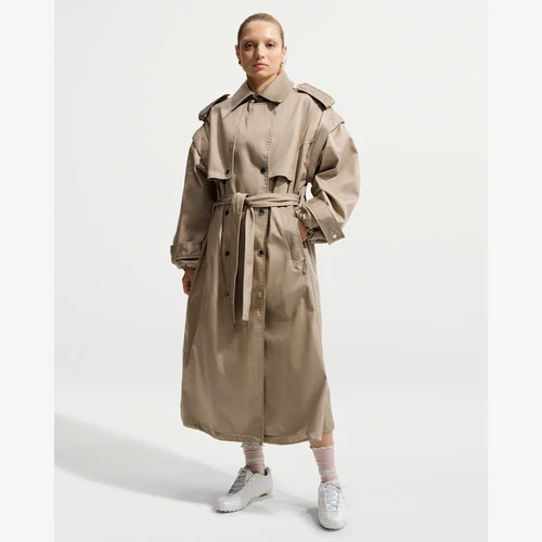 나이키 NSW 에어레버런트 트렌치 코트 카키 우먼스