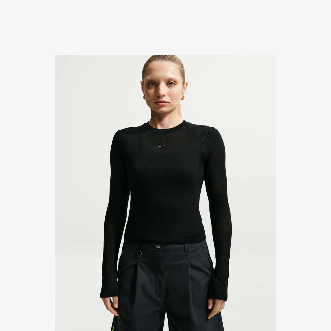 나이키 NSW 에어레버런트 롱슬리브 탑 블랙 (IQ0429-010) 우먼스 IQ0429-010