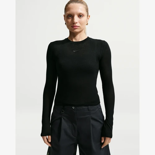 나이키 NSW 에어레버런트 롱슬리브 탑 블랙 우먼스