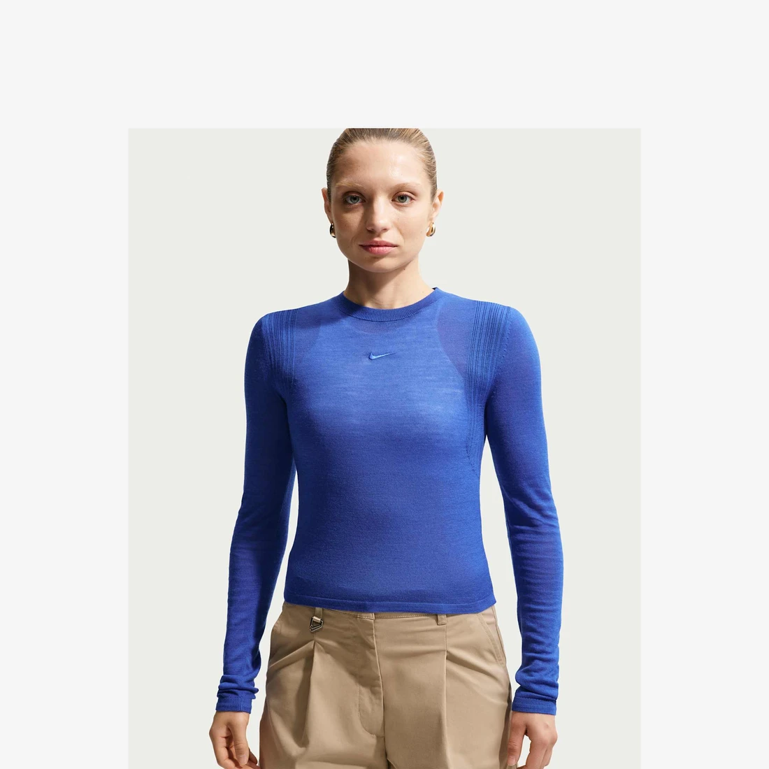 나이키 NSW 에어레버런트 롱슬리브 탑 하이퍼 로얄 (IQ0429-405) 우먼스 IQ0429-405