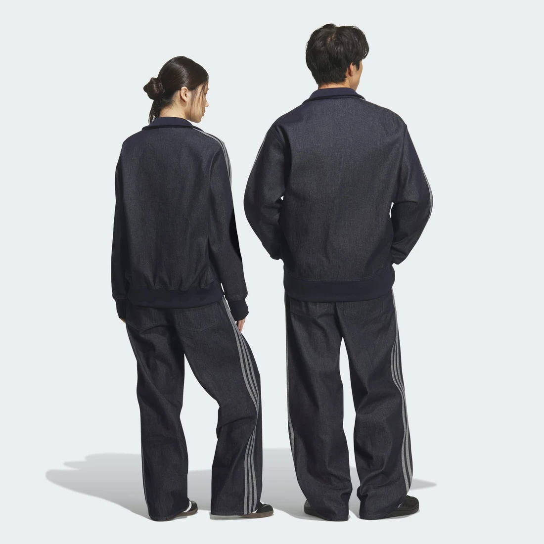 아디다스 x 아트모스 데님 파이어버드 트랙 팬츠 인디고 데님 - KR 사이즈 KS2231