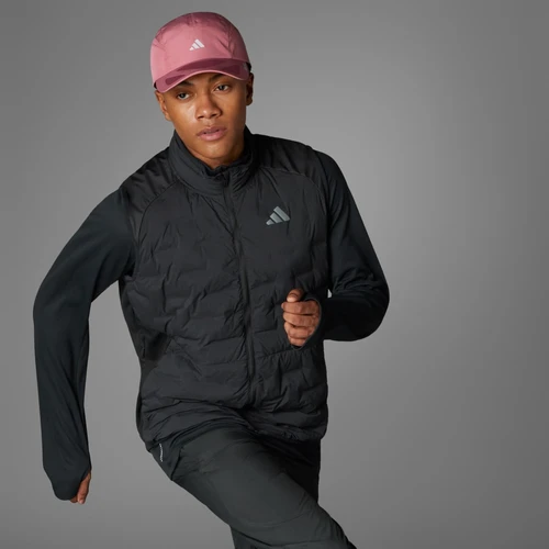 아디다스 아디제로 러닝 패디드 베스트 블랙 - KR 사이즈