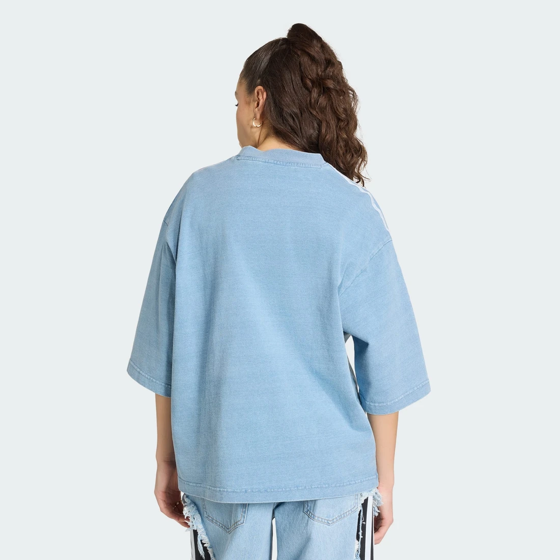 아디다스 아딜레늄 시즌 5 오버사이즈 데님 티셔츠 KZ5011