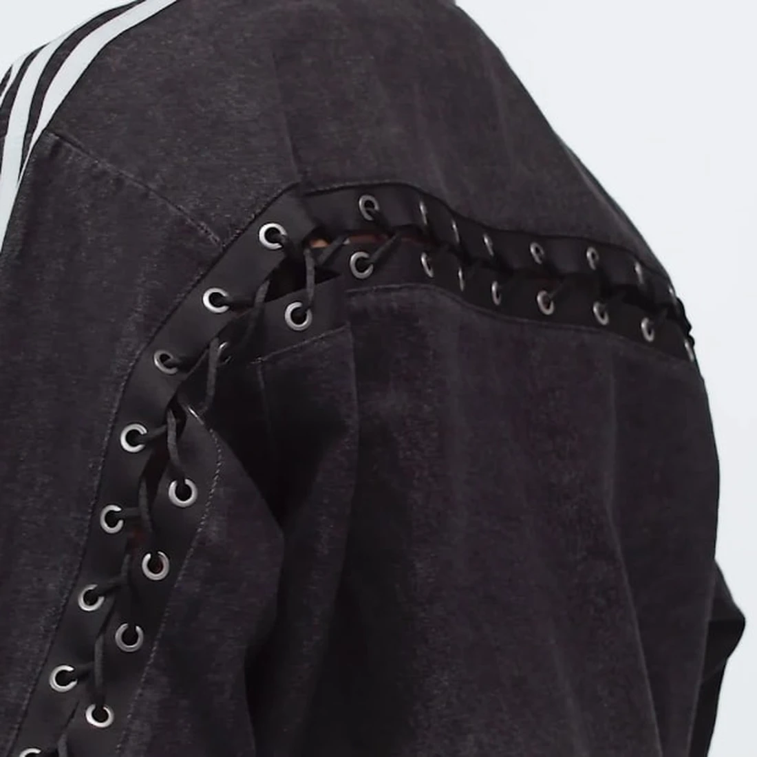 아디다스 오리지널스 데님 레이싱 FB 자켓 블랙 - KR 사이즈 우먼스 KS1394