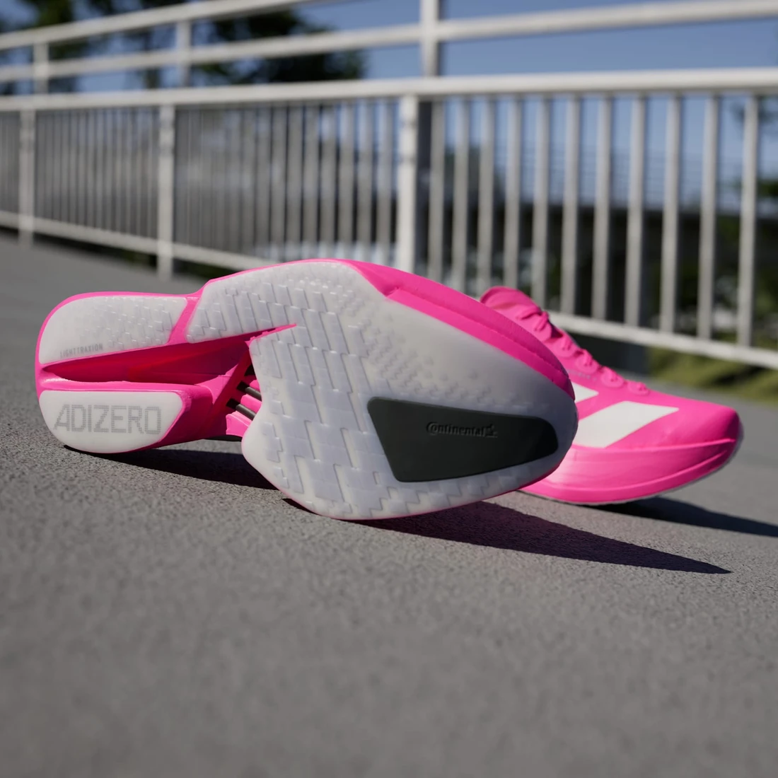 아디다스 아디제로 아디오스 프로 4 쇼크 핑크 제로 메탈릭 JR1269
