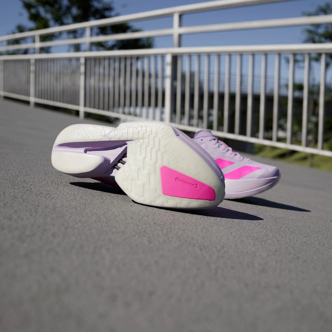 아디다스 아디제로 아디오스 프로 4 파우더 플럼 쇼크 핑크 JR4947