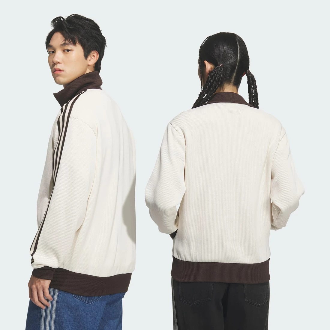 아디다스 오리지널스 FB 니트 트랙 탑 원더 화이트 - KR 사이즈 KQ5500