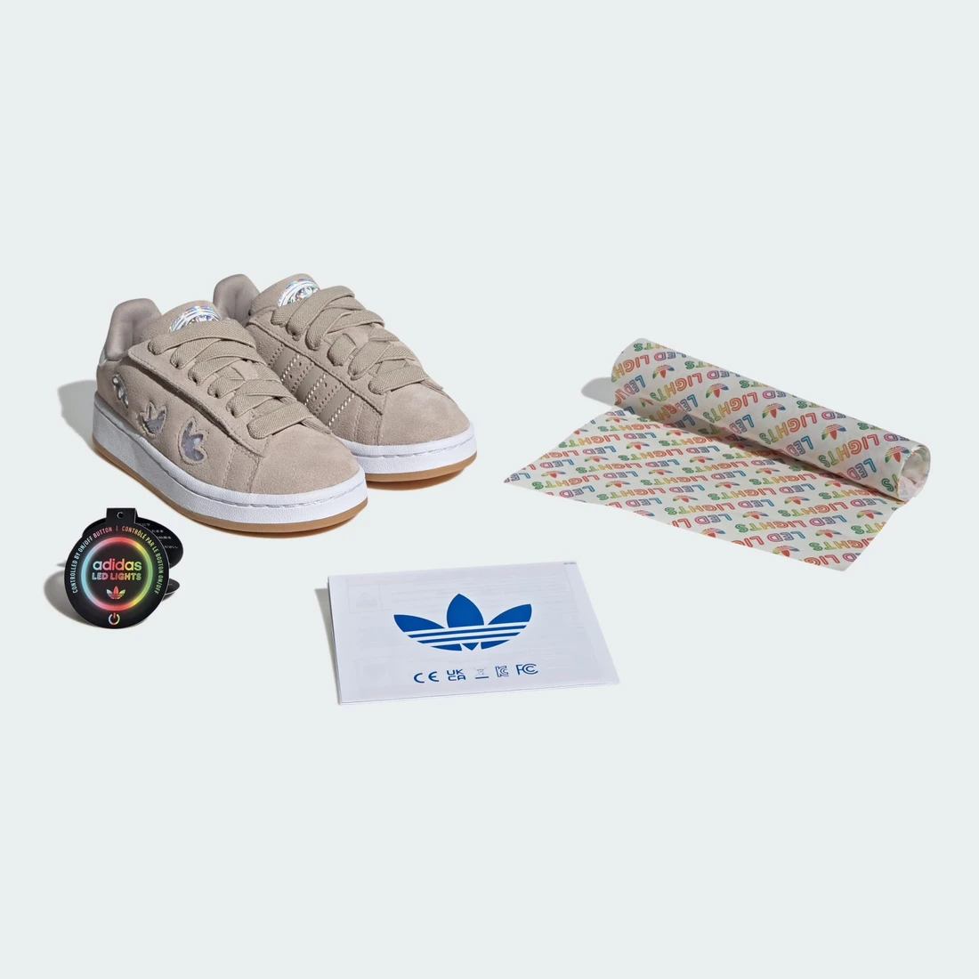 아디다스 캠퍼스 00S LED 라이츠 컴포트 클로저 엘라스틱레이스 IH6383