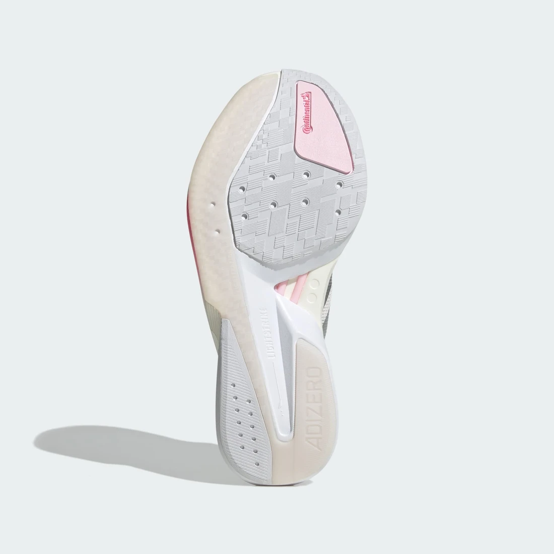 아디다스 아디제로 보스턴 13 코어 화이트 실버 메탈릭 우먼스 JQ9667