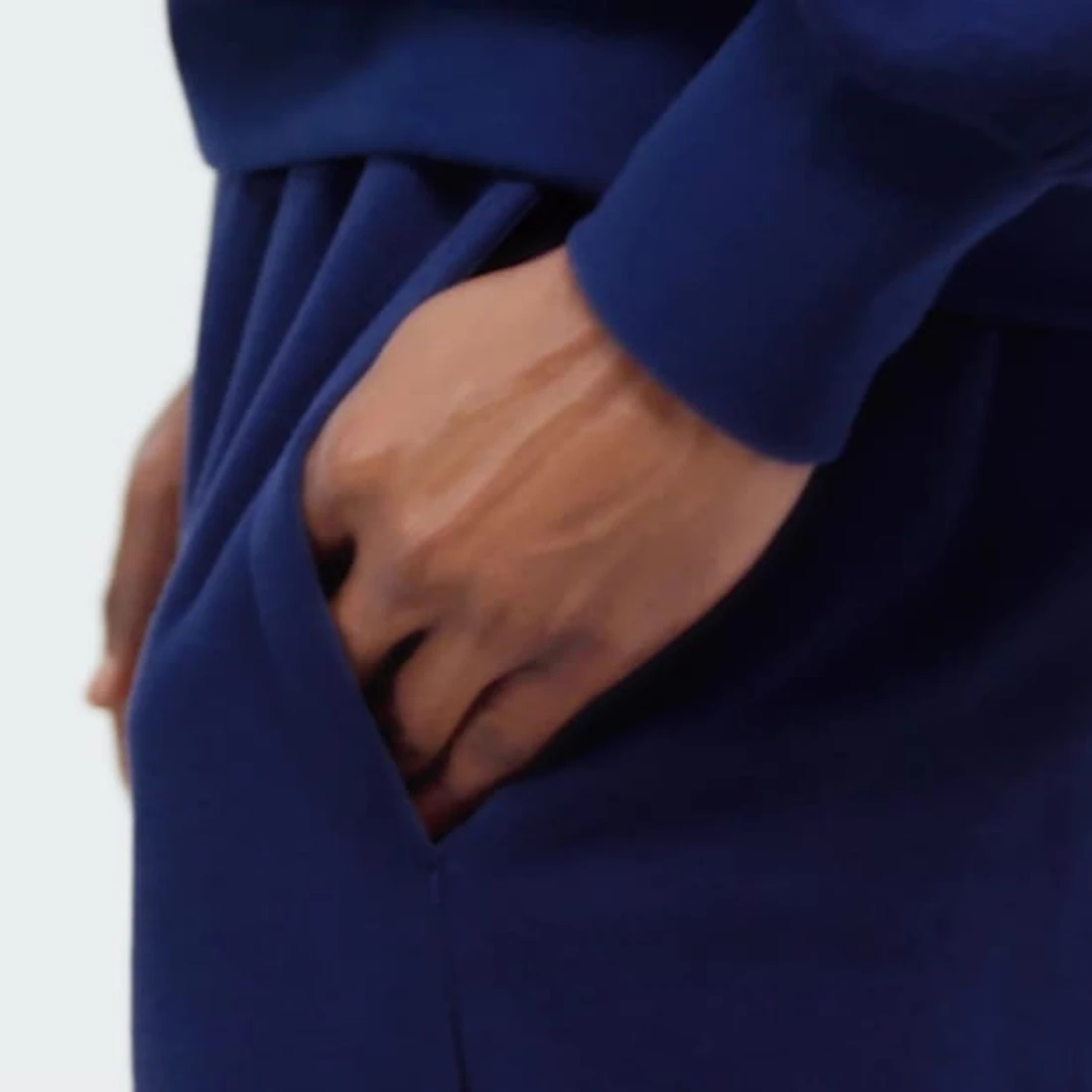 아디다스 컬리지에이트 팬츠 다크 블루 화이트 - KR 사이즈 JM9179