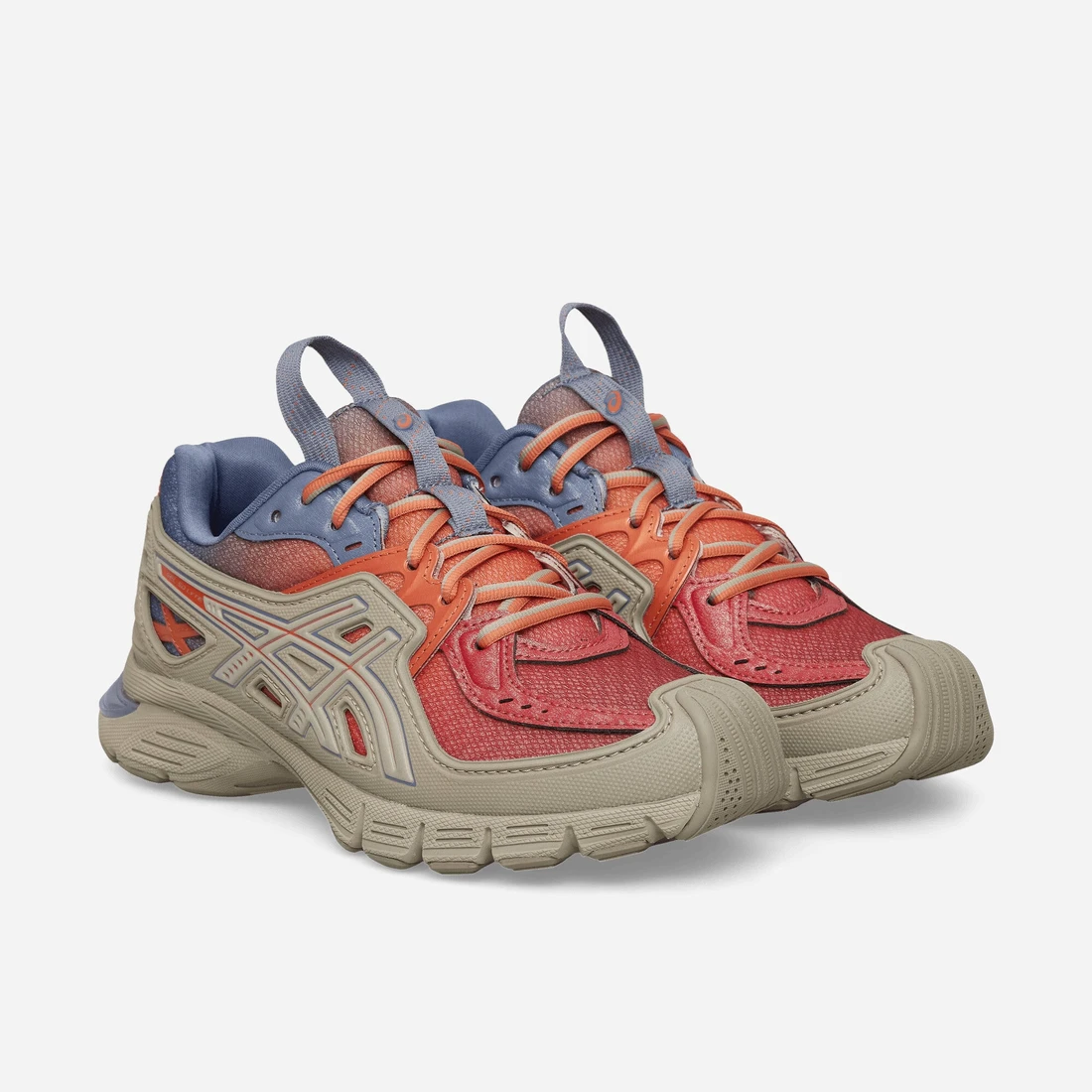 아식스 UB13-S 젤 SD 라이트 올리브 그레이 러스트 오렌지 1203A972-301