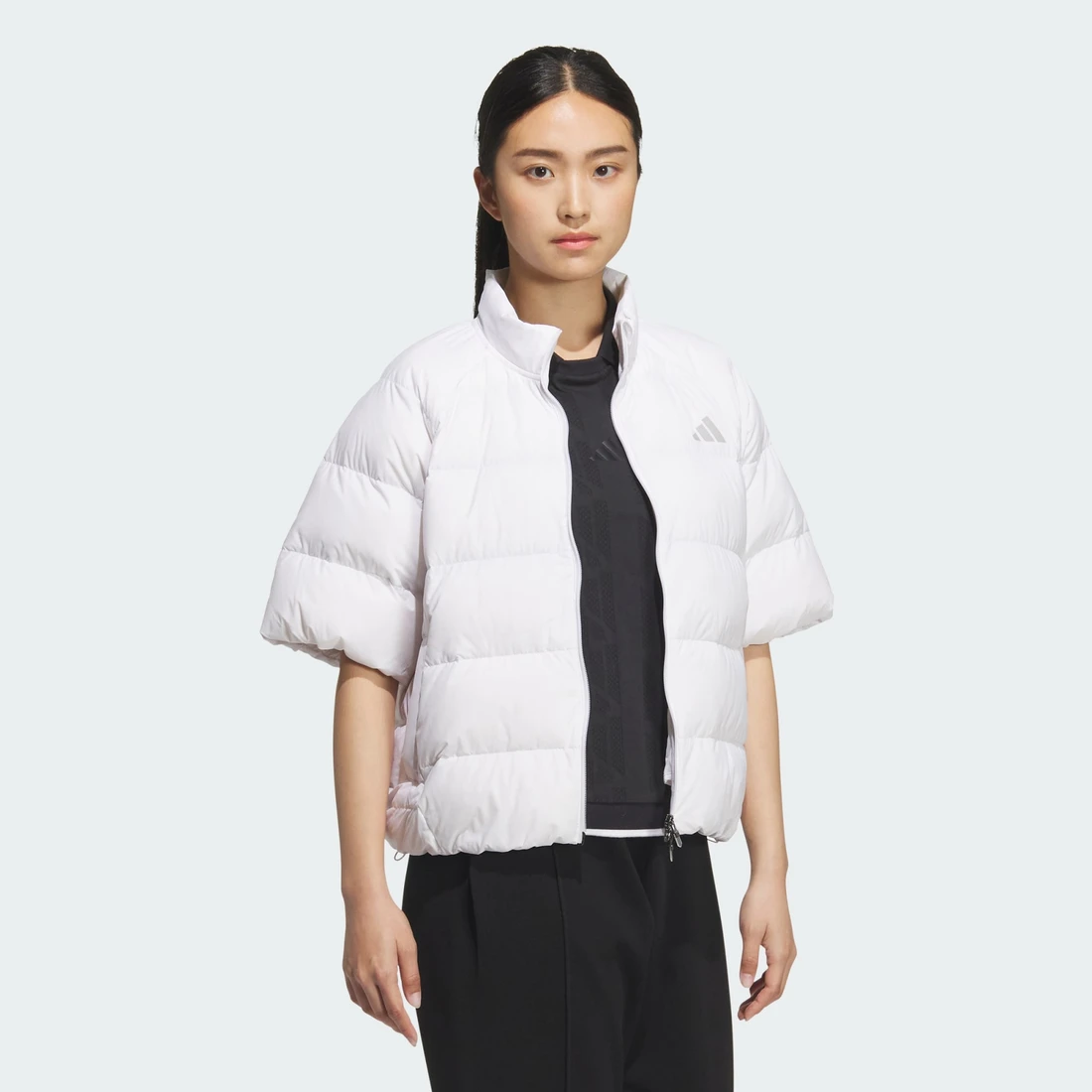 아디다스 쇼트 슬리브 다운 폰초 JM9621