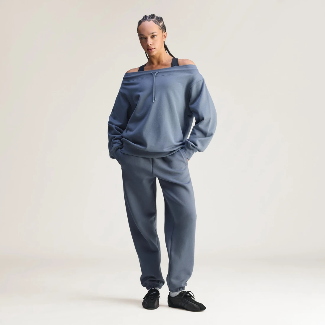 아디다스 ADIDAS BY STELLA MCCARTNEY 루즈 스웨트 팬츠 JZ0665