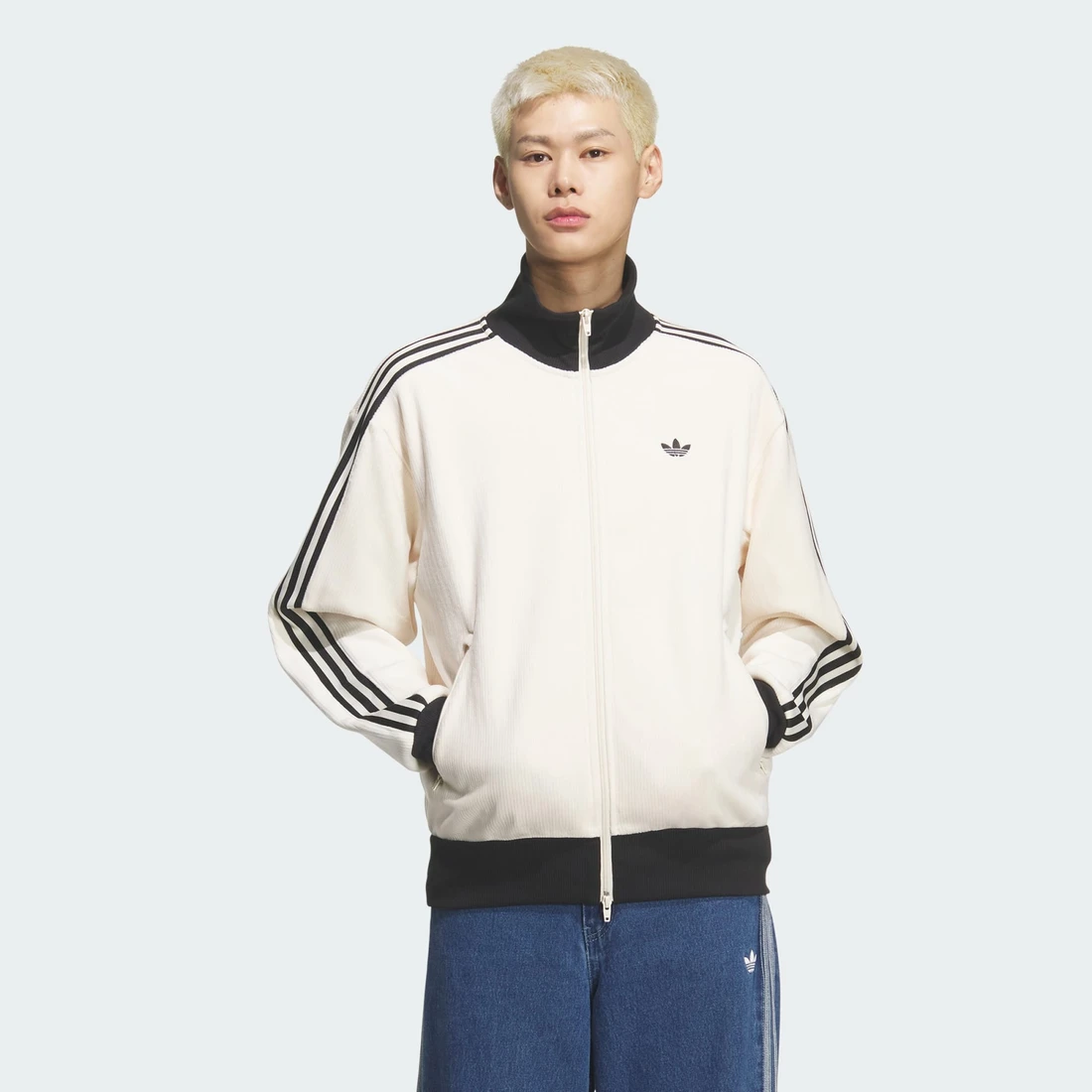 아디다스 코듀로이 클래식 트랙 탑 원더 화이트 - US 사이즈 KQ5546