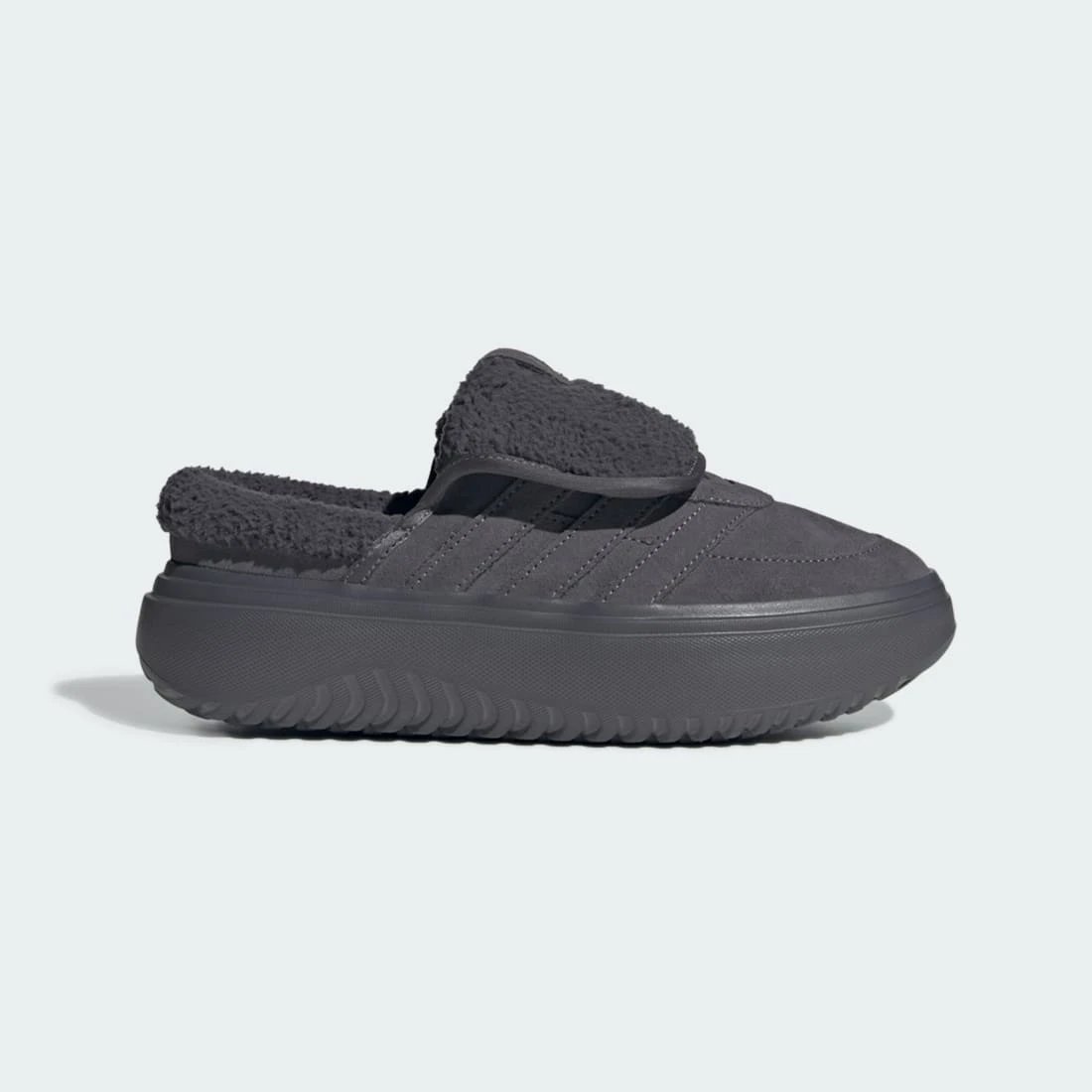 아디다스 그랜드 코트 뮬 그레이 파이브 실버 메탈릭 우먼스 JS4999