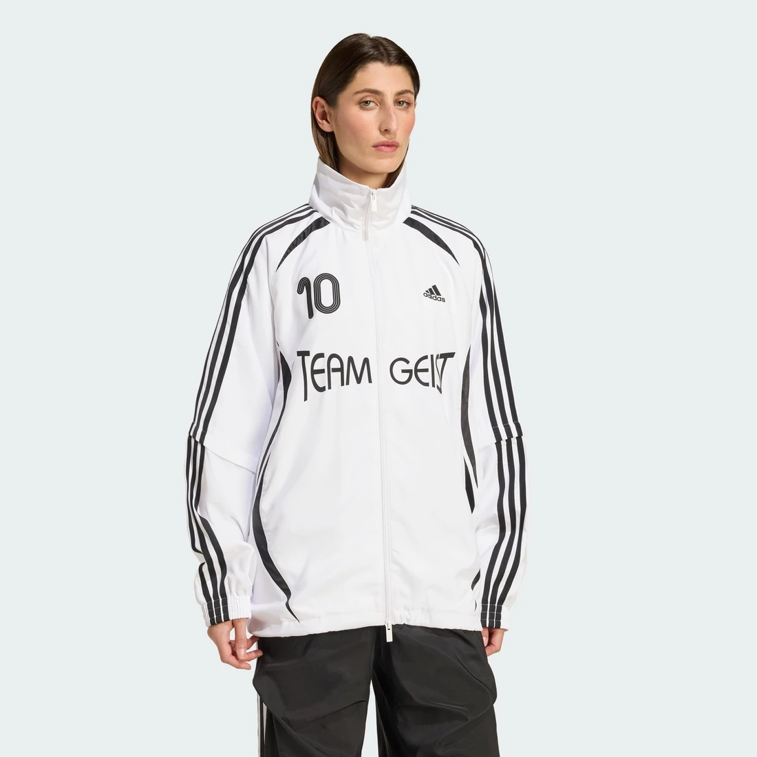 아디다스 OVZD 트랙 탑 화이트 - KR 사이즈 우먼스 KE7570