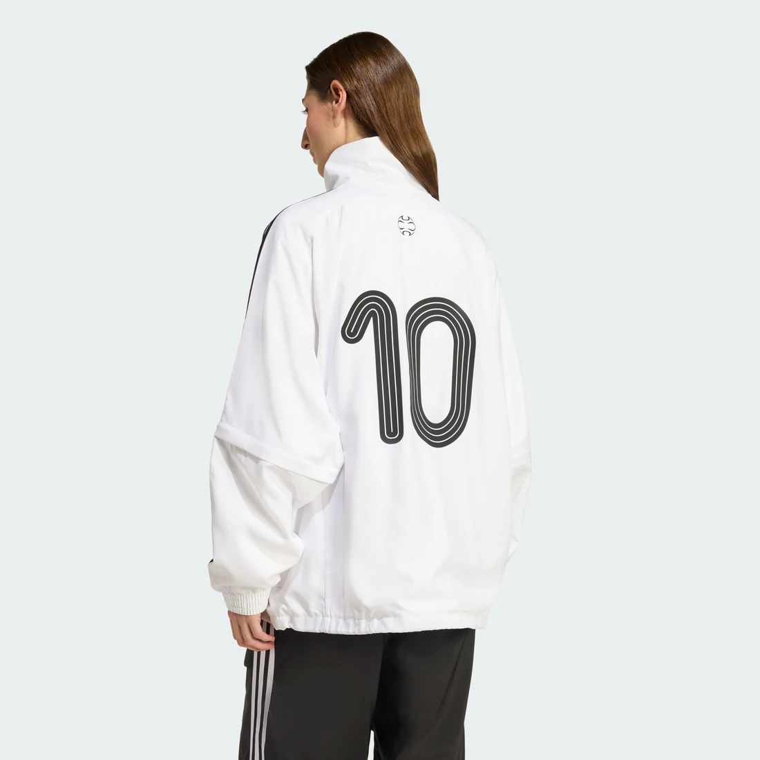 아디다스 OVZD 트랙 탑 화이트 - KR 사이즈 우먼스 KE7570