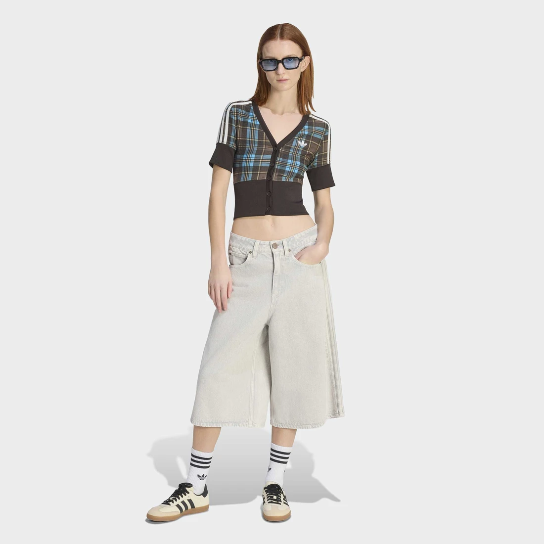 아디다스 V-neck Check KW4548