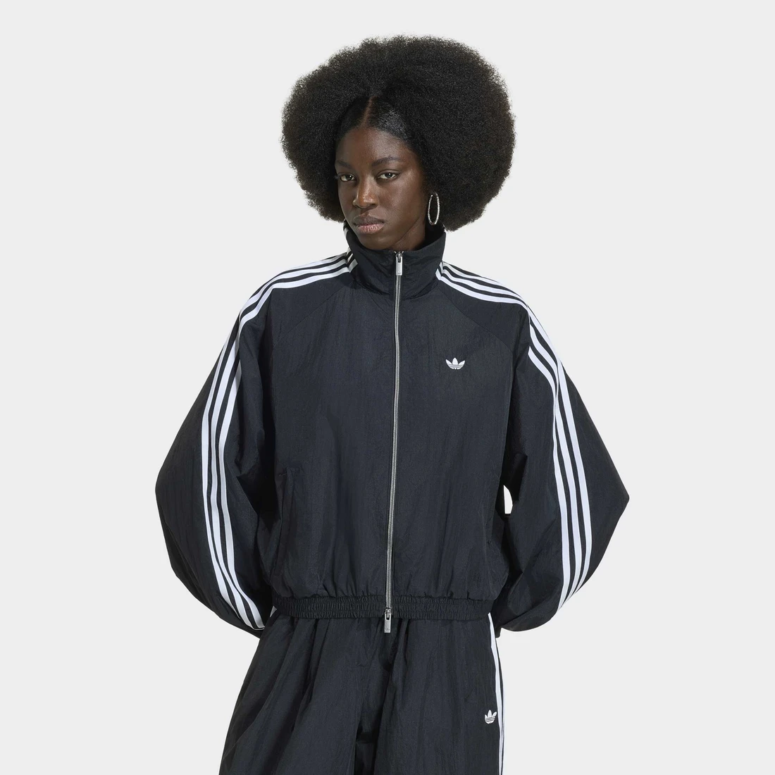 아디다스 아딜레늄 5.0 벌룬 트랙탑 블랙 - KR 사이즈 우먼스 KY5045