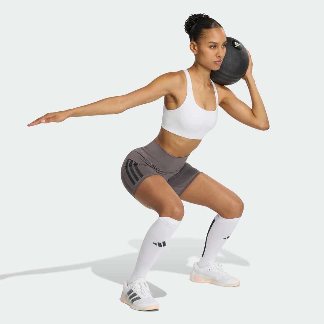 아디다스 옵티메 워크아웃 브라 미디엄 서포트 KD6685