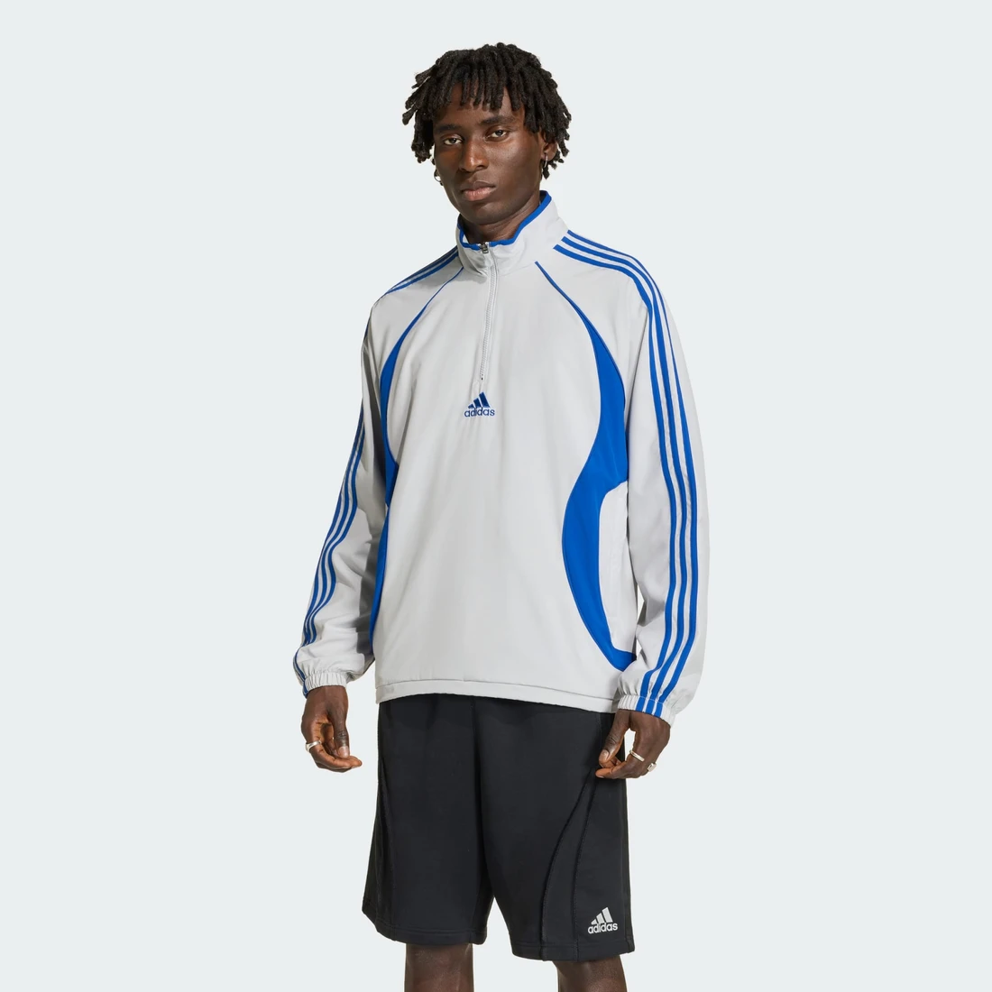 아디다스 팀가이스트 하프 지퍼 스웨트셔츠 KE2763